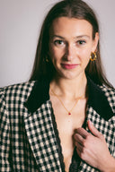 Ruby Red Tear Drop Necklace