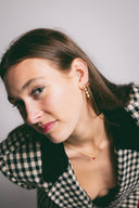 Gold Tear Drop Earrings