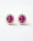 Generational Pink Halo Studs